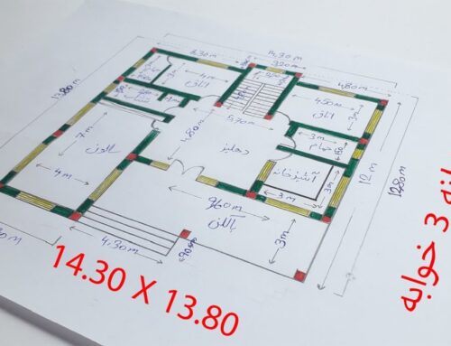 نکاتی برای طراحی نقشه خانه ویلایی سه خوابه ۱۲۰ متری